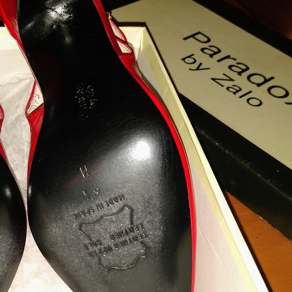 Paradox by Zalo, Red calf leather from Spain Shoes - Picture 3 of 3